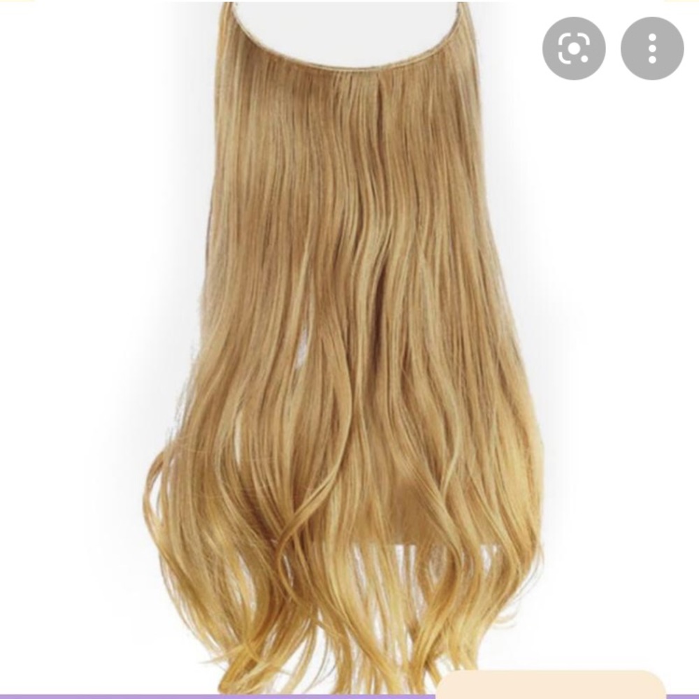 Honey blonde Beautiful Halo Hair Extensions